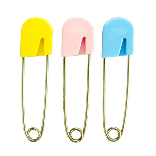 Rikang Baby Child Infant Kids Cloth Diaper Nappy Pins Safety Safe Hold Clip Locking Cloth 12pcs