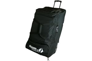 Driver13 ® Full Equipment Bag Bolsa de Viaje diseñada para Moto, Coche y Deportes acuáticos 185 litros Negra con Ruedas
