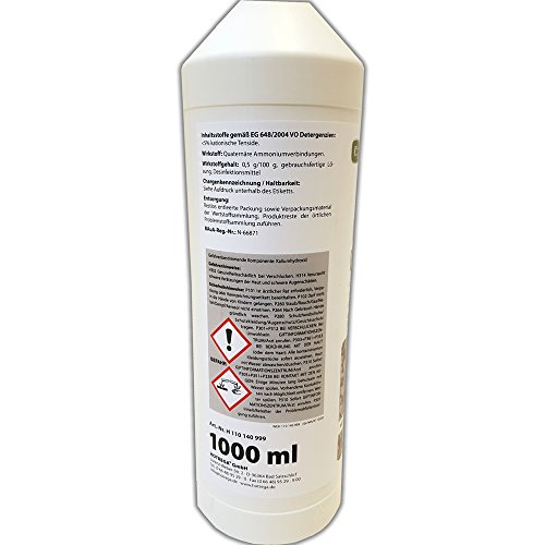Flechten-Entferner als GREEN24 Set 1000ml Flasche + Schaumsprüher mit Anleitung + Handschutz, auch gegen Haftwurzeln von Kletterpflanzen wie Efeu - 2