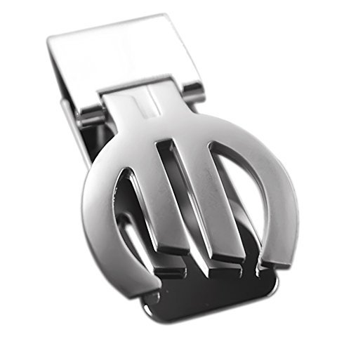 Preisvergleich Produktbild EUR Zeichen Form Edelstahl Geld Metall Clip Portemonnaie