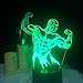 Produktbild Body Building Cool Man Night Light Beside Table Lamp 3D Night Lights LED Table Lamp Illusion Lampful Changing