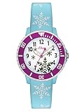 s.Oliver Time Mädchen Zeitlernuhr Quarz Uhr mit Silikon Armband SO-3411-PQ