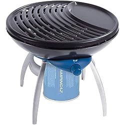 Campingaz Réchaud à Gaz Party Grill, Réchaud Camping 1.350 W, Barbecue Portable, Petit Barbecue Grille, Plaque Cuisson Gaz, pour Caravane, Camping et Balcon