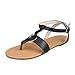 Produktbild POTOU 2019 Damen Sommer Mode Böhmen Sandalen Flach Sandalen Mädchen Schuhe Flip Flops Strandschuhe Frau Sandalen