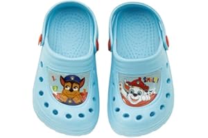 KIDDYSTORES Paw-Patrol Kinder Clogs Pantoletten Mädchen Jungen Sommer Gartenschuhe Leicht Sandalen Bequeme Hausschuhe rutschfest Strand Pool Sandale