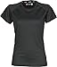 Damen Funktionsshirt / Laufshirt / Sportshirt Performance T-Shirt schwarz, Gr. M