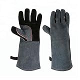 [Material: 100% cuero] Característica: resistente al calor y duradero; Largo: 41.5cm, ancho: 19cm, alto: 1.5cm, Color:Negro y Gris