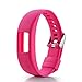 Produktbild Yocktec Garmin Vivofit 4 Armband Ersatzband Weiche Silikon Sport Armband für Garmin Vivofit 4 Fitness Tracker (Klein, Pfirsich)