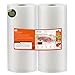 Produktbild Vakuumfolie für Lebensmittel Rollen von Sous videtools-2 Pack 28 cm (W) X 5 M (L), Vakuumfolie für Lebensmittel Rollen [Energieklasse A + +] (insgesamt 12 m)