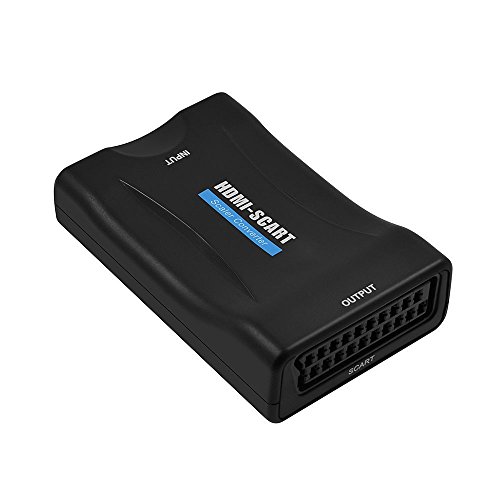 InVaFoCo HDMI auf SCART Konverter / HDMI SCART Wandler, Composite Video HD Stereo Audio for SKY Blu Ray DVD APPLE TV PS3 - 2