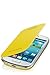 Price comparison product image Samsung Flip Case Cover for Galaxy S3 Mini - Yellow