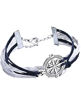 TJeanny Armband Armreifen Unendlichkeit Wax Line Freundschafts Armbander Young Damen Herren