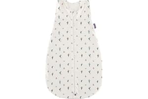 Träumeland S0200605 Sommerschlafsack LIEBMICH aus Baumwolle, Design Kaktusliebe, Größe 90 cm, mehrfarbig