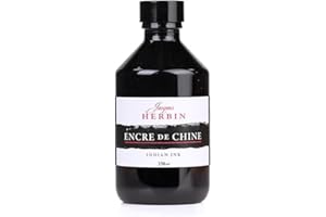 Clairefontaine ES J Herbin tinta indio de 250 ml, color negro