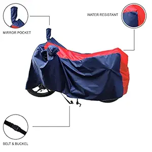 UNIQUE STOCK - Bajaj Avenger Street 160 - BS6 2020 -Water Resistant - UV Protection & Dustproof - Bike Body Cover - (Strip Red)