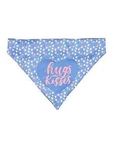 The Pawpstar Co. by Aditya Birla New Age Bandana for Dogs (Small, Hugs and Kisses Bandana)