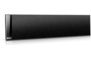 KEF T301c Center-Lautsprecher Schwarz Stück|Ultra Flach| 3,5cm tief|10-150W|HiFi|Heimkino|TV