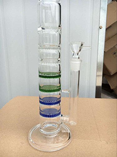 Neuer Stil Glas Bong Glas Wasserpfeife With 6 Honeycom and 1 Whirl Percolator Glas Wasser Rohre - 2