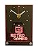 Produktbild Retro Gaming 3D Effekt Licht bis Tisch oder Schreibtisch Uhr fr Home Office oder Spiele Raum ber Batterie oder USB - rot