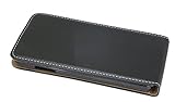 LG X POWER 2 // Klapptasche Schutztasche Hülle Cover Case Etui in Schwarz Tasche Hülle @ cofi1453® - 