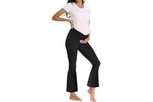 Hornice Pantaloni Premaman Regolabili, Pantaloni Casual da Donna Comodi e alla Moda a Vita Bassa/Pantaloni da Jogging/Pantaloni da Yoga, S-XL