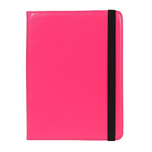 Universal Rotation Tasche für Tablet Modelle in 7, 8 oder 10 Zoll Größe Case Schutz Hülle Cover (8 Zoll, Pink) - 5