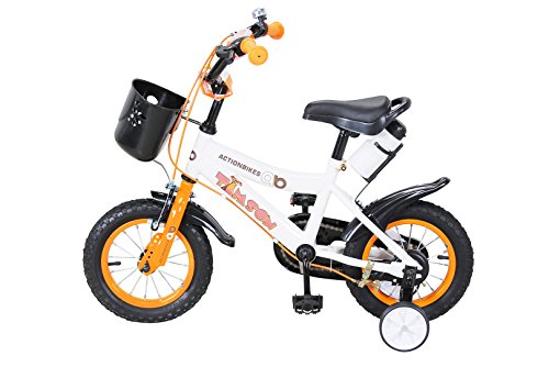 Actionbikes Kinderfahrrad Timson ab 3 Jahren 12 Zoll Gelb Kinderrad Kinder Mädchen Jungen Fahrrad - 3