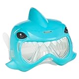 Lentes de policarbonato ColorBaby - Mascara para natación Aqua Kidz con diseño de tiburón, color azul (53794)