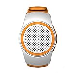 Wireless Bluetooth Lautsprecher Armbanduhr Tragbare Sport Armband MP3-Musik-Player UKW-Radio Freisprechfunktion Telefon-Anti-Verlorene TF Karten-Unterstützung Remote-Selbstauslöser USB-Ladevorgang