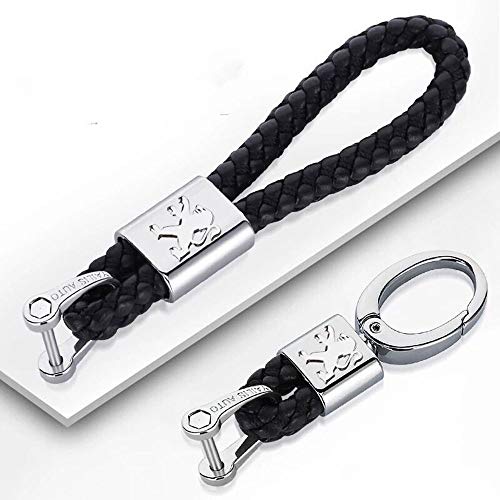 Fitracker - 2 llaveros con logo de coche para aprender a tejer con caja de regalo para hombre y mujer