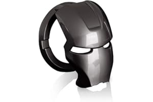 Qirc Copertura del Pulsante di avviamento dell'automobile in Lega di Ferro Man Copertura di accensione del Motore dell'automobile Copertura dell'interruttore del Pulsante di Avvio della (Nero)