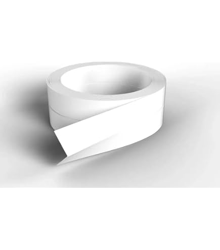 Profilé Plat Adhésif PVC Noir 2cm X 2,6m - Pour Finition Murale, Habillage Chants, Décoration Intérieure - 13