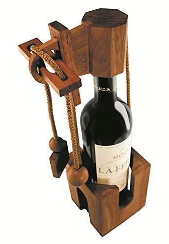 Edelholz Flaschenpuzzle – Geschenkverpackung für Flaschen - 2