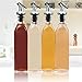 Produktbild Set Von 4 Öl Und Essig Sauce Weinglas Flasche Olivenöl 300 Ml Glasspender Ausgüsse Mit Hebel-Release Snap Deckel