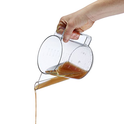 Westmark Fett-Trenn-Kanne, Degraissier-Kanne, Füllvolumen: 1 Liter, Kunststoff, Transparent, 30712260 - 2