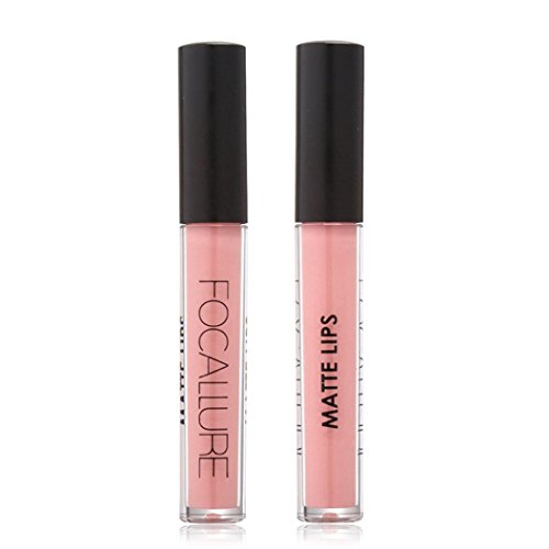 Ularmo 15 Farbe Lippenstift Kosmetik Matt Lipgloss – Farbe #10 - 5