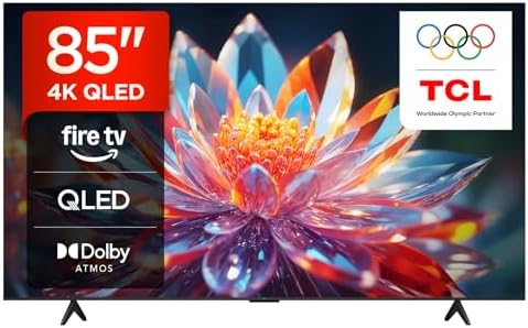 TCL 85T6C 85'' QLED TV 4K HDR, Fire TV (Dolby Vision e Atmos, HDR10+, Premi e Chiedi ad Alexa)