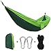Produktbild Hängematte outdoor Ultraleicht baumwolle /2 personen 270*140CM/300kg Tragfähigkeit/schnell trocknende Fallschirm Nylon/Traglast Set mit Befestigung - 2 Karabiner und 2 Seile/Reise, Camping, Garten, Trekking, Strand, Travel-Hammock von WEINAS