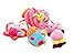 HENGSONG Baby Children Twisty Curly Pram Pushchairs Car Seat Cot Musical Bed Cartoon Gift Toys (Pink)