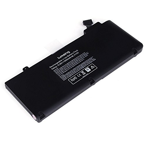 Lumsing Notebook Laptop Batterie Akku 10.95V 5800mAh Ersatzakku Für Apple Macbook Pro 13″ A1322 Apple MacBook Pro 13″ Series MacBook Pro 13″ A1278 (2009 Version) 63,5Wh Schwarz Mit Werkzeuge - 5