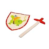 SCRATCH 6182502 - Schwert und Schild Drache, grün