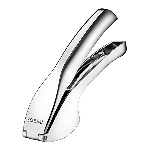 Knoblauchpresse, Cooleaf Zinklegierung Knoblauchschneider, Garlic press - 2