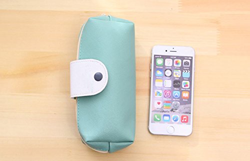 Cosanter Estuche Escolar Pluma Organizador Estuche de Cuero para Estudiante Azul Cosanter Estuche Escolar Pluma Organizador Estuche de Cuero para Estudiante Azul