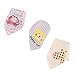 Funny Babies and Toddlers Bibs Fashion Scarf Set of 3,Pink Lovely Monkey