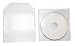 Produktbild 100 Mini-CD Folienhüllen mit Lasche, stabile Hüllen aus PP Folie 120 My transparent mit Klappe für je 1 Mini CD/DVD Rohling (8cm)