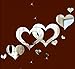Produktbild Wandaufkleber 3D DIY Lovely Silberne Spiegel Herzen,Hevoiok Modern Dekor Wohnkultur Wandtattoo Family Aufkleber Wall Decals Tapete für Schlafzimmer Wohnzimmer (Silber)