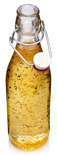 Bormioli Glasflaschen mit Bügelverschluss ‚Giara‘ 12 teilig | Füllmenge 500 ml | Gesamthöhe 26,5 cm | Perfekt um Öle anzusetzten, Schnäppse zu veredeln oder zum servieren von Wasser, Säften und Weinen - 3