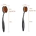 10pcs Beauty Toothbrush Shaped Flawless Foundation Face Power Blushes Makeup Oval Cream Puff Brushes Set