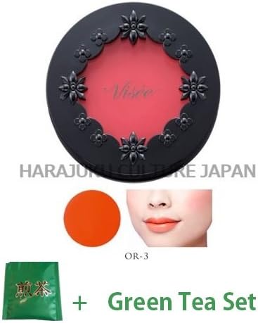Visee Richer Lip &amp; Cheek Cream - OR-3 (Green Tea Set)