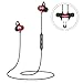 Price comparison product image Bluetooth Headphones Wireless Magnetic Earbuds Stereo In-Ear Earphones Noise Cancelling Running Headset with Mic and 8 Hours Playtime for iPhone Samsung iPad Huawei and Smartphones (Red)